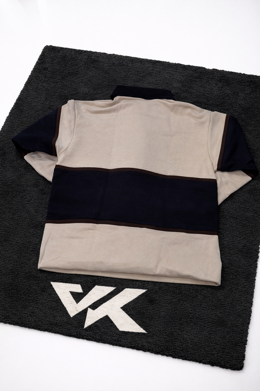 Buzo Polo Attitude Beige & Negro