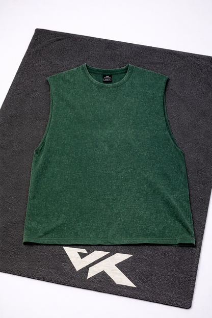 Musculosa Oversize Washed – Green