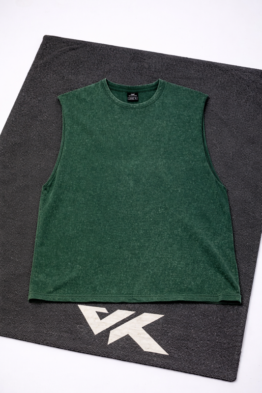 Musculosa Oversize Washed – Green