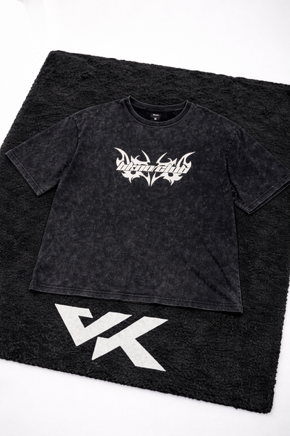Remera Oversize Tribal Fade – Black
