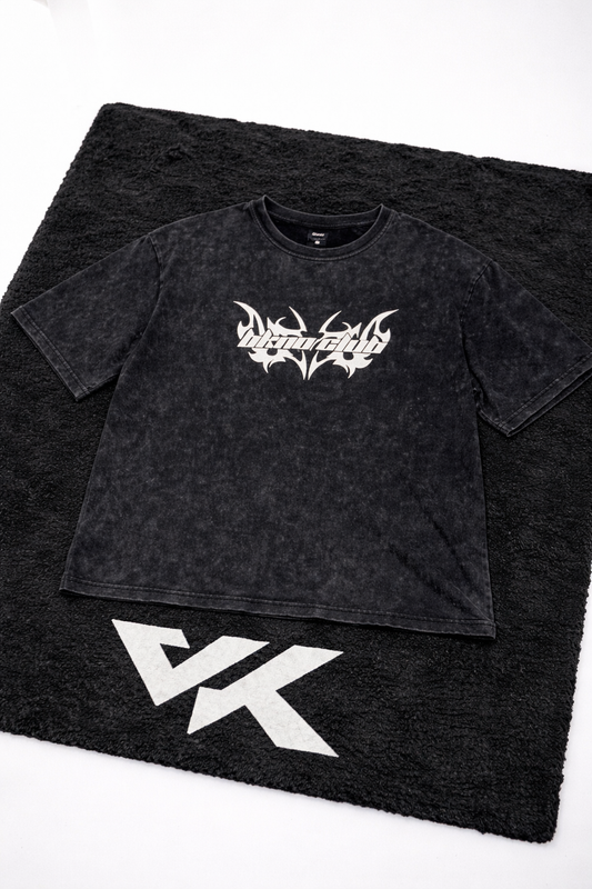 Remera Oversize Tribal Fade – Black