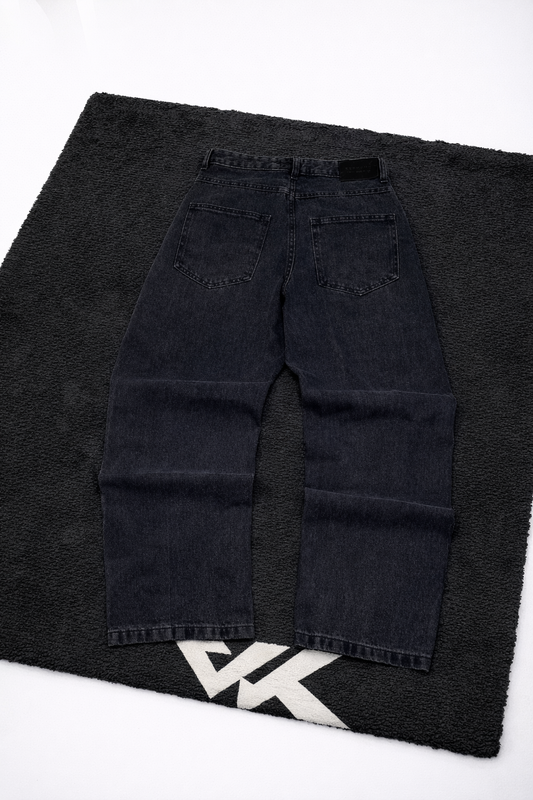 Jean Baggy Recto Negro