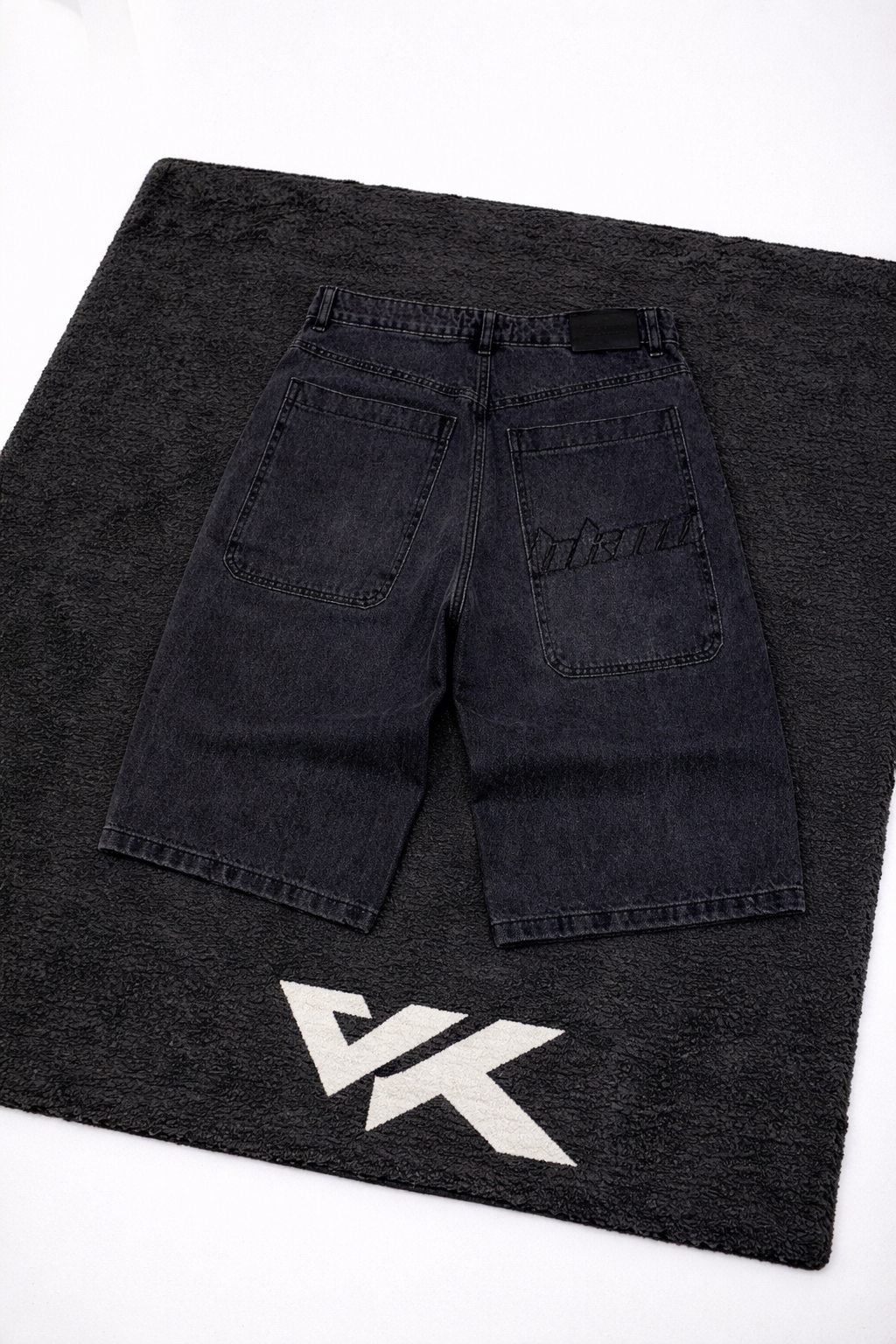 Bermuda Baggy Jean Negra